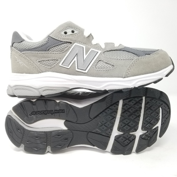 Youth 990 Grey Suede Kids Grade School 